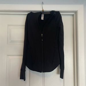 Lululemon Black Hooded Zip Up Jacket - Children’s